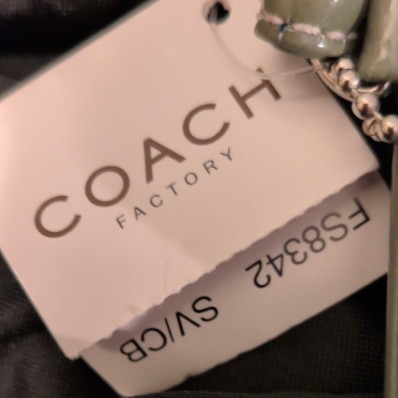 Coach Light Blue Suede Wristlet - Picture 5 of 16